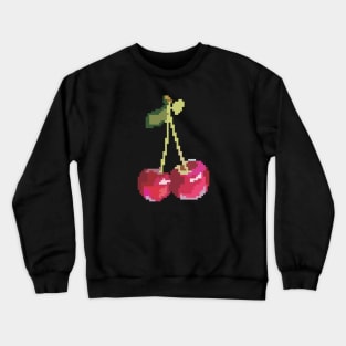 Pixel Cherries Crewneck Sweatshirt